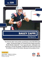 New England Patriots 2022 Donruss Factory Sealed Team Set Featuring Bailey Zappe Rated Rookie Card #329 Plus Mac Jones, Matt Judon, Kyle Dugger and Others