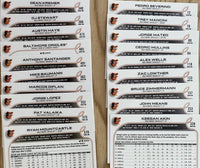 Baltimore Orioles 2022 Topps Complete Mint Hand Collated 19 Card Team Set Featuring Ryan Mountcastle All Star Rookie Cup Plus 4 Rookie Cards