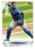 Kansas City Royals 2022 Topps Complete Mint Hand Collated 20 Card Team Set Featuring Salvador Perez and 4 Rookie Cards Plus