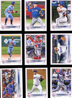 Texas Rangers 2022 Topps Complete Mint Hand Collated 22 Card Team Set Featuring Adolis Garcia All Star Rookie Cup and 3 Rookie Cards Plus