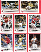 Arizona Diamondbacks 2022 Topps Hand Collated 22 Card Team Set Featuring Rookie Cards of Stuart Fairchild, Tyler Gilbert, Henry Ramos, Luis Frias and Jake McCarthy Plus