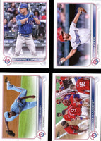 Texas Rangers 2022 Topps Complete Mint Hand Collated 22 Card Team Set Featuring Adolis Garcia All Star Rookie Cup and 3 Rookie Cards Plus