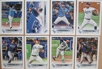 Tampa Bay Rays 2022 Topps Hand Collated 23 Card Team Set Featuring Shane McClanahan Future Stars, Randy Arozarena All Star Rookie Cup and Wander Franco Rookie Card Plus