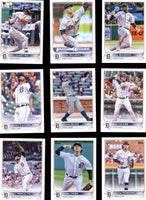 Detroit Tigers 2022 Topps Complete Mint Hand Collated 23 Card Team Set Featuring Miguel Cabrera and 3 Rookie Cards Plus