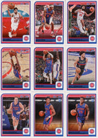 Detroit Pistons 2023 2024 Hoops Factory Sealed Team Set featuring Cade Cunningham 3rd Year Card #188 with Rookie Cards of Ausar Thompson and Marcus Sasser Plus