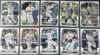 New York Yankees 2023 Bowman 10 Card Team Set made by Topps with Aaron Judge PLUS