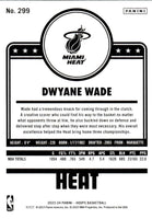 Dwyane Wade 2023 2024 Hoops Basketball Series Mint Tribute Card #299
