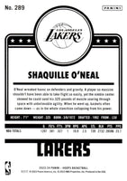 Shaquille O'Neal 2023 2024 Hoops Series Hyper Blue Version Mint Tribute Card #289