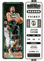 Jayson Tatum 2022 2023 Panini Contenders Season Ticket Series Mint Card #10