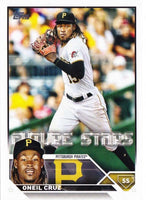 Pittsburgh Pirates 2023 Topps Complete Mint Hand Collated 22 Card Team Set with 5 Rookie and 2 Future Stars Cards Including Oneil Cruz Plus Veteran Players