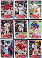 Boston Red Sox 2023 Topps Complete Mint Hand Collated 23 Card Team Set Featuring Rookie Cards of Masataka Yoshida, Triston Casas and Brayan Bello Plus Rafael Devers and More