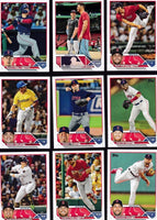 Boston Red Sox 2023 Topps Complete Mint Hand Collated 23 Card Team Set Featuring Rookie Cards of Masataka Yoshida, Triston Casas and Brayan Bello Plus Rafael Devers and More