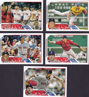 Boston Red Sox 2023 Topps Complete Mint Hand Collated 23 Card Team Set Featuring Rookie Cards of Masataka Yoshida, Triston Casas and Brayan Bello Plus Rafael Devers and More