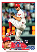 Philadelphia Phillies 2023 Topps Complete Mint Hand Collated 25 Card Team Set with 4 Rookie and 2 Future Stars Cards Plus Bryce Harper, Rhys Hoskins and Others