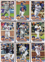 New York Mets 2023 Topps Complete Mint Hand Collated 25 Card Team Set Featuring Rookie Cards of Brett Baty, Kodai Senga, Mark Vientos and Francisco Alvarez