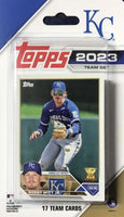 Kansas City Royals 2023 Topps Factory Sealed 17 Card Team Set with 4 Rookie Cards Plus