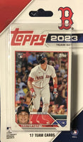 Boston Red Sox 2023 Topps Factory Sealed 17 Card Team Set with Rookie Cards