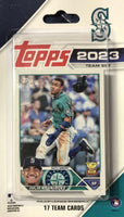 Seattle Mariners 2023 Topps Factory Sealed 17 Card Team Set with Julio Rodriguez All Star Rookie Card plus