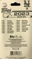 New York Mets 2023 Topps Factory Sealed 17 Card Team Set with Kodai Senga Rookie Card Plus