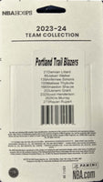 Portland Trail Blazers 2023 2024 Hoops Factory Sealed Team Set Featuring Rookie Cards of Scoot Henderson, Kris Murray and Rayan Rupert