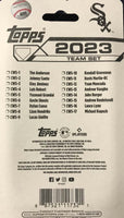 Chicago White Sox 2023 Topps Factory Sealed 17 Card Team Set with Davis Martin Rookie Card Plus