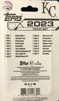 Kansas City Royals 2023 Topps Factory Sealed 17 Card Team Set with 4 Rookie Cards Plus