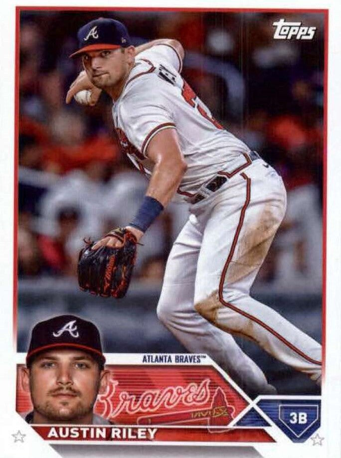 Atlanta Braves 2023 Topps Factory Sealed 17 Card Team Set with Rookie Cards  of Michael Harris II and Vaughn Grissom