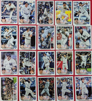 New York Yankees 2023 Topps Complete Mint Hand Collated 20 Card Team Set Featuring Aaron Judge and Gerrit Cole Plus Rookie Cards of Oswaldo Cabrera, Anthony Volpe and Oswaldo Peraza