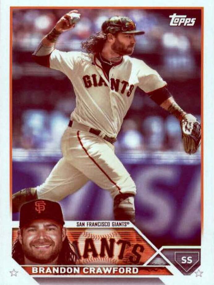 2023 Topps San Francisco Giants Baseball Cards Team Set