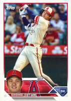 Los Angeles Angels 2023 Topps Complete Mint Hand Collated 20 Card Team Set Featuring Mike Trout and 2 Different Shohei Ohtani Cards Plus