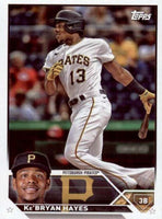 Pittsburgh Pirates 2023 Topps Factory Sealed 17 Card Team Set with 3 Rookie Cards Plus