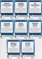 Pittsburgh Steelers 2024 Donruss Factory Sealed 13 Card Team Set Featuring Pat Freiermuth and Najee Harris with Rated Rookie Cards of Payton Wilson, Roman Wilson and Troy Fautanu Plus