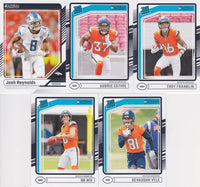 Denver Broncos 2024 Donruss Factory Sealed 13 Card Team Set Featuring Bo Nix #369, Audric Estime and Troy Franklin Rated Rookie Cards Plus