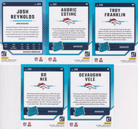 Denver Broncos 2024 Donruss Factory Sealed 13 Card Team Set Featuring Bo Nix #369, Audric Estime and Troy Franklin Rated Rookie Cards Plus