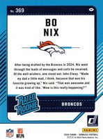 Denver Broncos 2024 Donruss Factory Sealed 13 Card Team Set Featuring Bo Nix #369, Audric Estime and Troy Franklin Rated Rookie Cards Plus