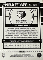 Ja Morant 2024 2025 Hoops Basketball Series Mint Card #168