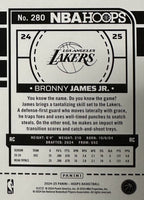 Los Angeles Lakers 2024 2025 Hoops Factory Sealed Team Set with LeBron James and Anthony Davis plus Rookie Cards of Bronny James and Dalton Knecht
