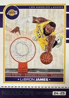 Los Angeles Lakers 2024 2025 Hoops Factory Sealed Team Set with LeBron James and Anthony Davis plus Rookie Cards of Bronny James and Dalton Knecht