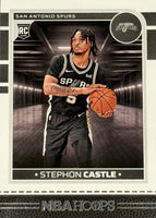 San Antonio Spurs 2024 2025 Hoops Factory Sealed Team Set Featuring Victor Wembanyama 2nd Year Card and Rookie Cards of Stephon Castle, Juan Nunez and Harrison Ingram
