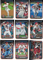 St. Louis Cardinals 2024 Topps Complete Mint 22 Card Hand Collated Team Set with Paul Goldschmidt Nolan Arenado and Others Plus Luken Baker, José Fermín, Drew Rom, Masyn Winn and Irving Lopez Rookies