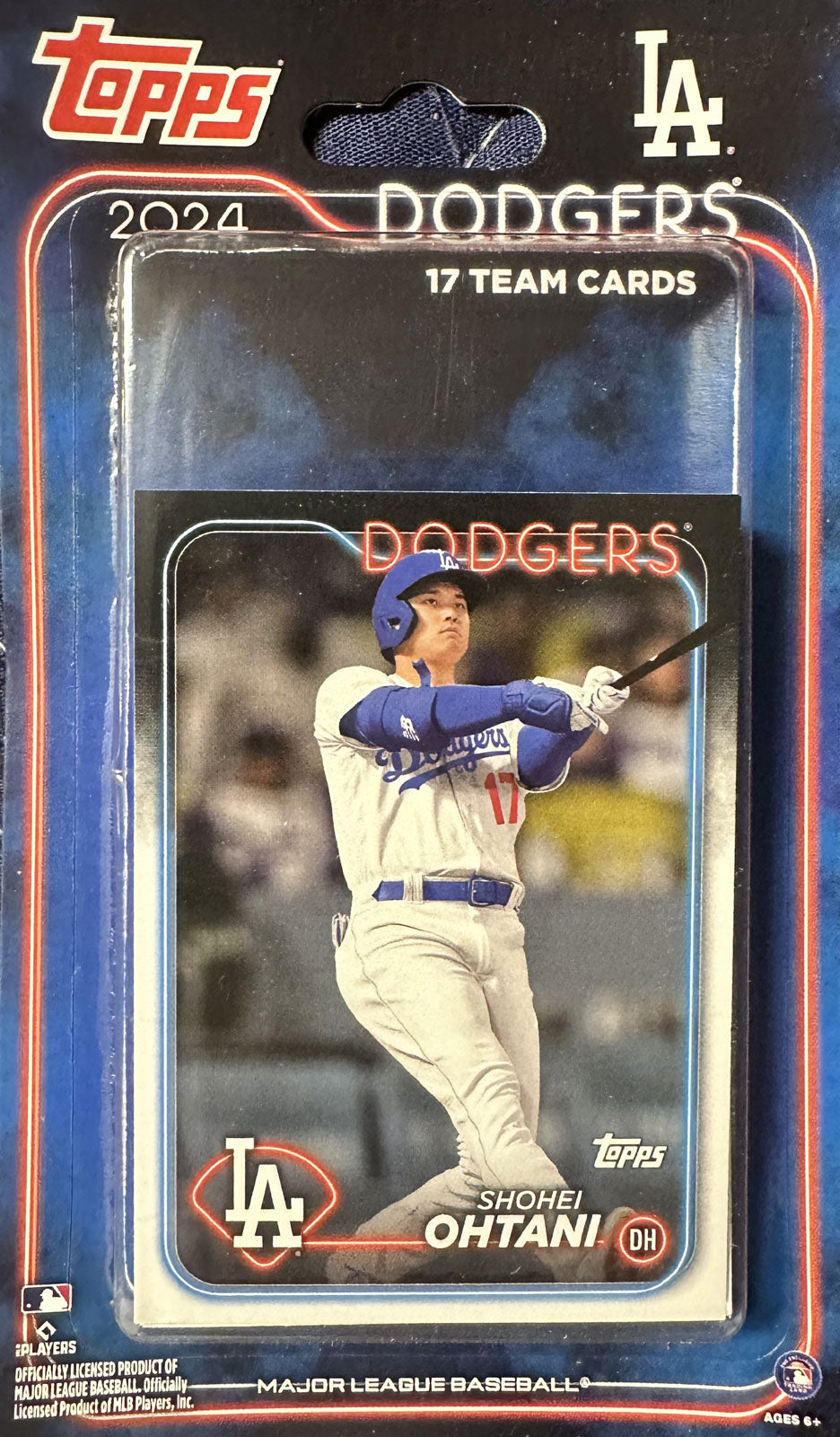 Los Angeles Dodgers 2024 Topps Factory Sealed 17 Card Team Set with First Shohei Ohtani Card #LAD-3 Plus