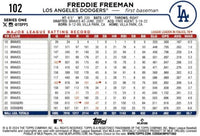 Freddie Freeman 2024 Topps Baseball Mint Card #102