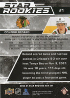 2023 2024 Upper Deck NHL STAR ROOKIES 25 Card Set Featuring Connor Bedard Rookie PLUS