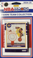 Los Angeles Lakers 2024 2025 Hoops Factory Sealed Team Set with LeBron James and Anthony Davis plus Rookie Cards of Bronny James and Dalton Knecht