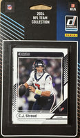 Houston Texans 2024 Donruss Factory Sealed Team Set Featuring CJ Stroud, Nico Collins, Will Anderson and Rated Rookie Cards of Cade Stover and Jawhar Jordan Plus