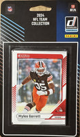Cleveland Browns 2024 Donruss Factory Sealed 10 Card Team Set with Jamari Thrash Rated Rookie Card Plus