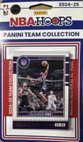 Sacramento Kings 2024 2025 Hoops Factory Sealed Team Set with De'Aron Fox, Demar DeRozan, Malik Monk and Devin Carter Rookie Card