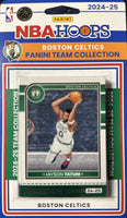 Boston Celtics 2024 2025 Hoops Factory Sealed 8 Card Team Set with Jayson Tatum, Jaylen Brown and a Baylor Scheierman Rookie Plus