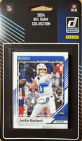 Los Angeles Chargers 2024 Donruss Factory Sealed Team Set Featuring Justin Herbert, Khalil Mack and Joey Bosa with Rated Rookie Cards of Ladd McConkey and Kimani Vidal Plus