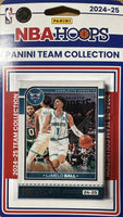 Charlotte Hornets 2024 2025 Hoops Factory Sealed 11 Card Team Set Featuring LaMelo Ball and Brandon Miller Plus Rookie Cards of Tidjane Salaun and KJ Simpson